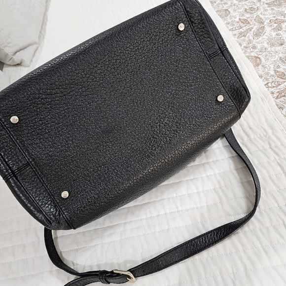 KATE SPADE Southport Avenue Sloan Large Black Pebbled Leather Satchel Purse - Picture 5 of 16
